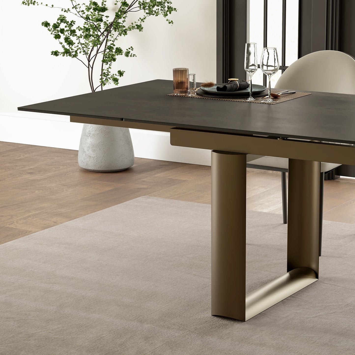 Savoy Extendable Dining Table (78"--118")