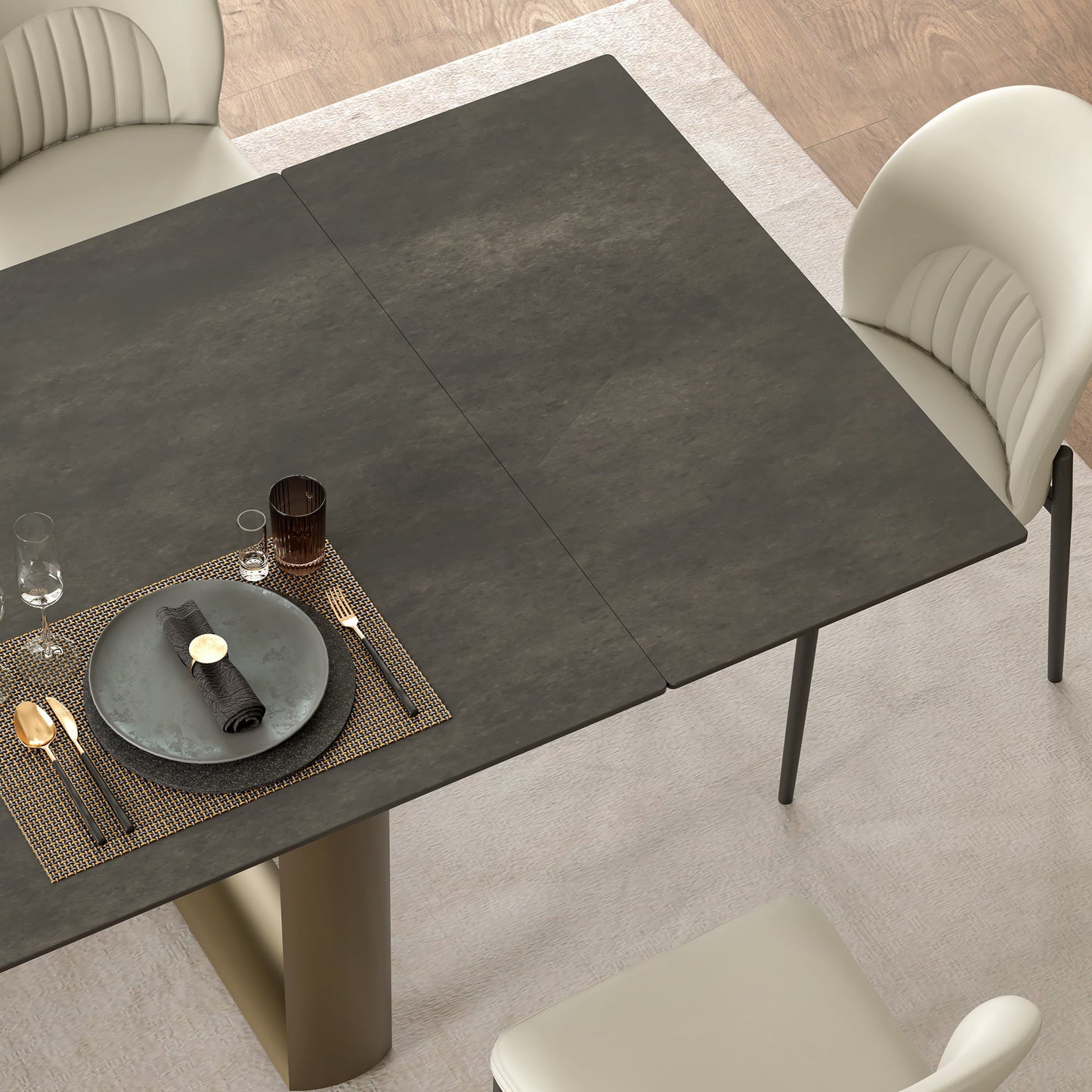 Savoy Extendable Dining Table (78"--118")
