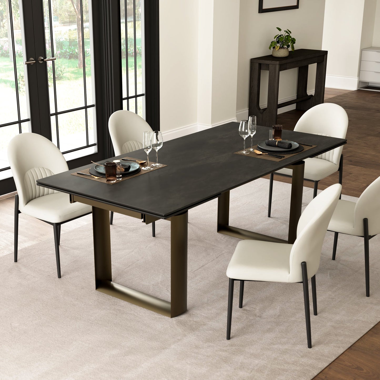 Savoy Extendable Dining Table (78"--118")
