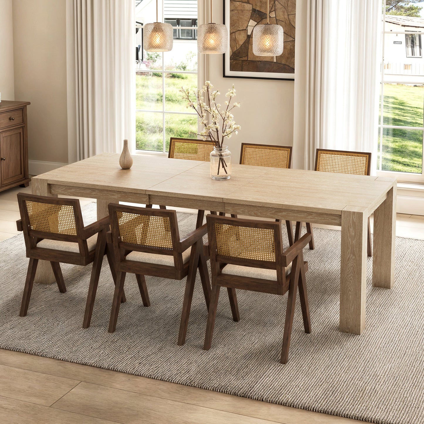 Edora Extendable Dining Table (70.9"--92.5")