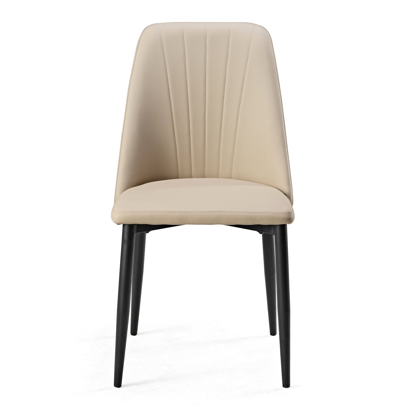 Chester, Upholstered Dining Side Chairs Set of 2, Off-white