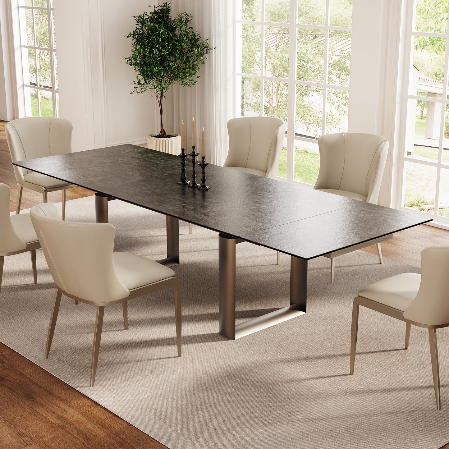 Savoy Extendable Dining Table (78"--118")