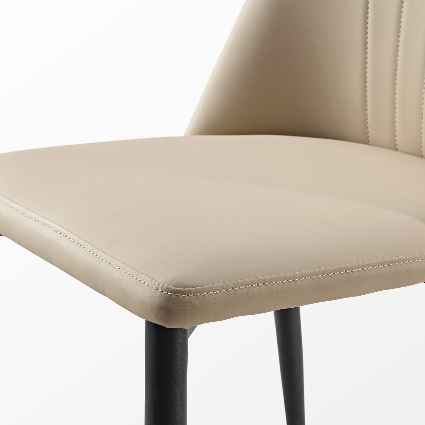 Chester, Upholstered Dining Side Chairs Set of 2, Off-white