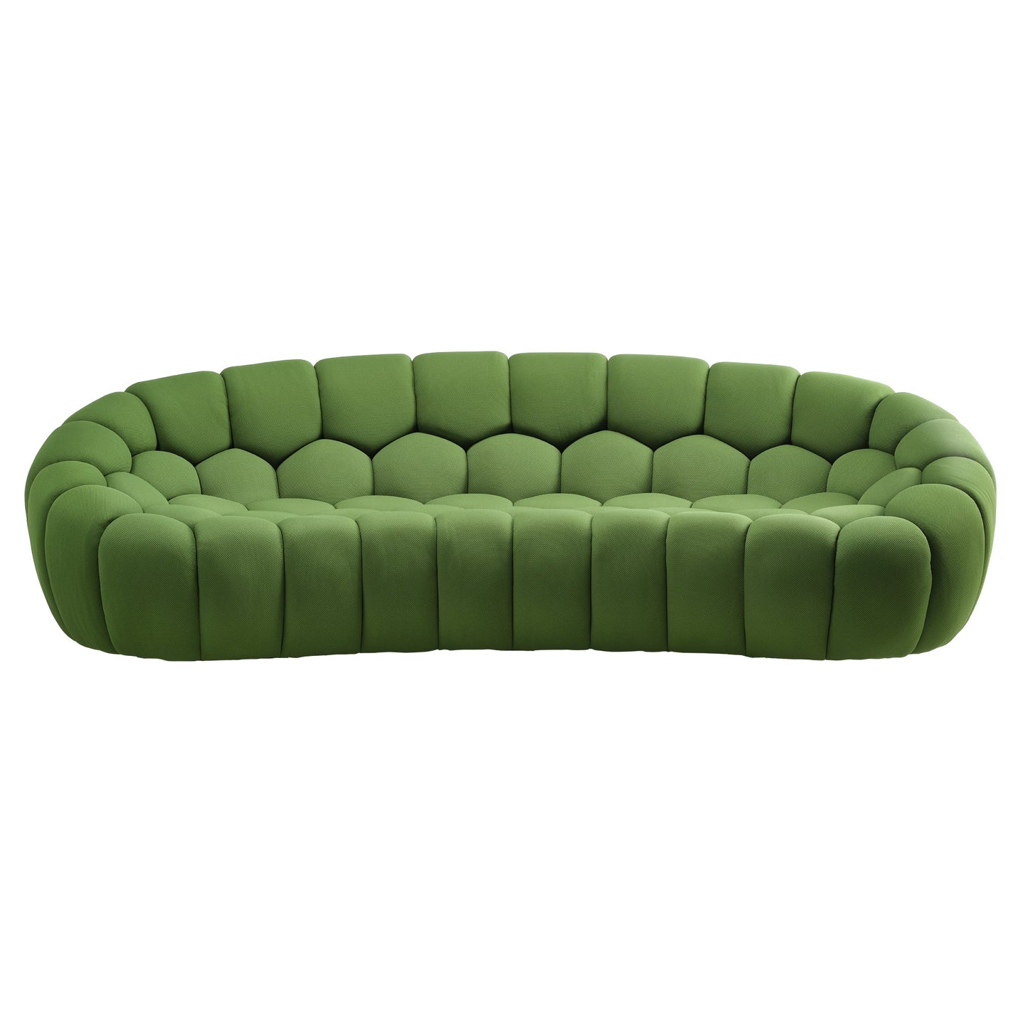 Eureka, Bubble Modern Unique Football Shaped Cotton 3-Seater Sofa