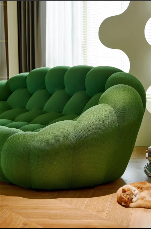 review from customer green sofa