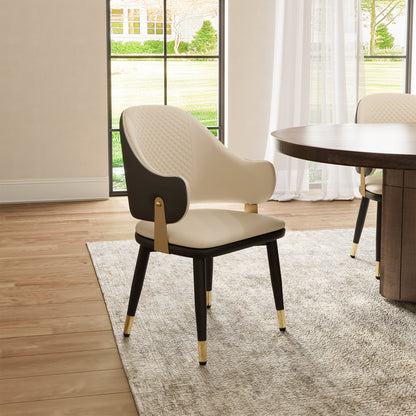 Anareli Upholstered Dining Arm Chairs Set of 2  View