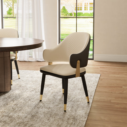Anareli Upholstered Dining Arm Chairs Set of 2  View
