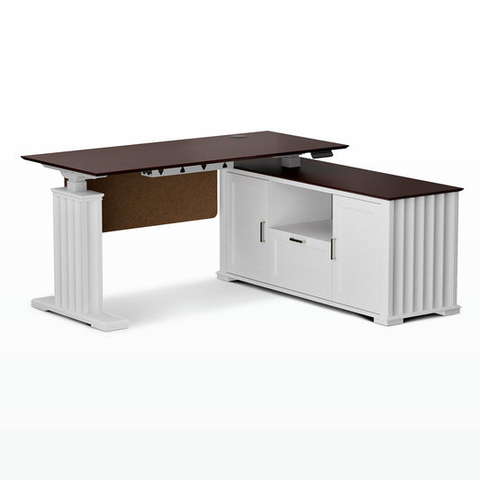 Ark ES Executive Standing Desk (60"x26") White Background Image