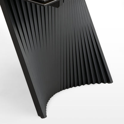 Charlotte, 90“-130” Extendable Dining Table Table Corner Diagram