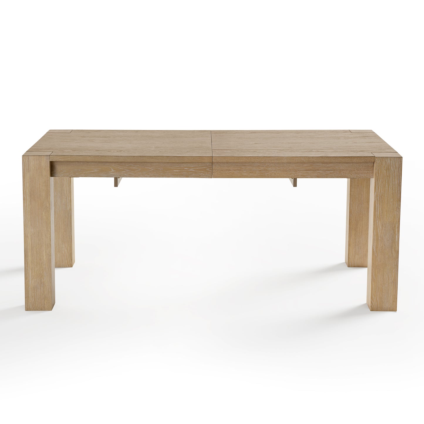 Edora, 70.9"-92.5" Extendable Kitchen Dining Table White Background Image