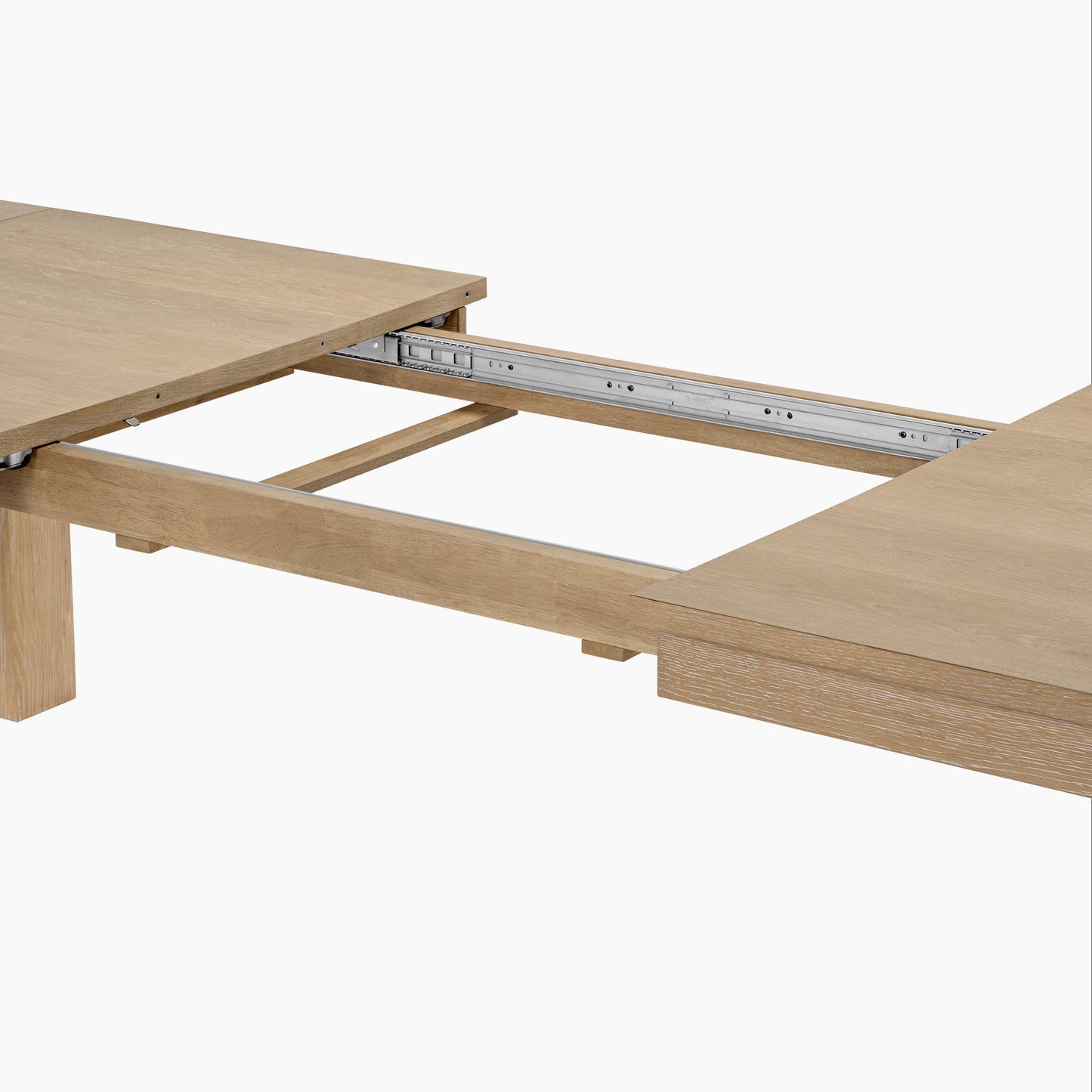 Edora, 70.9"-92.5" Extendable Kitchen Dining Table Functional Diagram