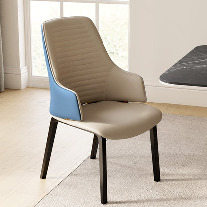 Juliet, Kitchen Dining Arm Chairs Set of 2, Blue_View