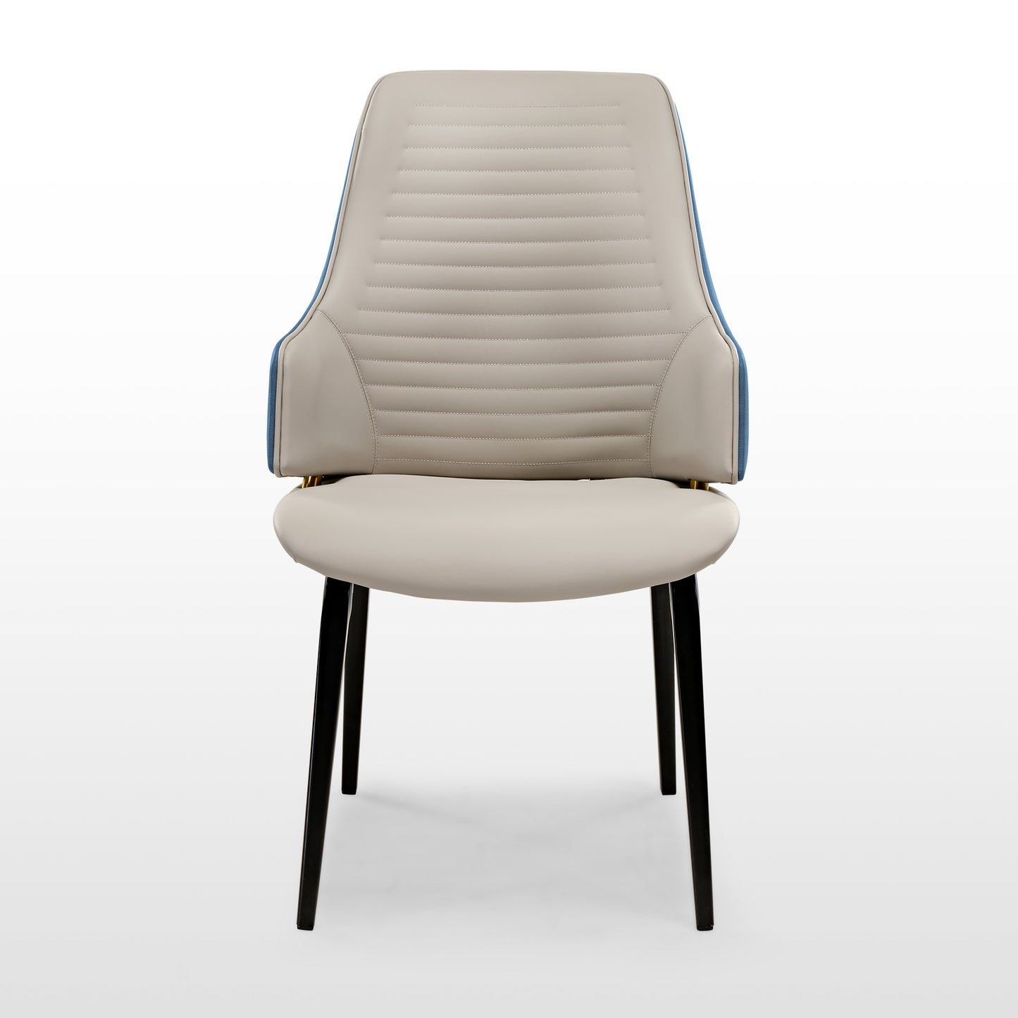 Juliet, Kitchen Dining Arm Chairs Set of 2, Blue_White Background Image