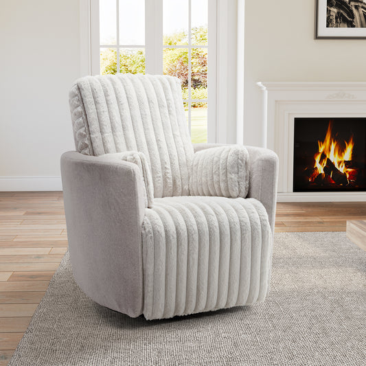 Lucia Swivel Rocking Manual Recliner_View