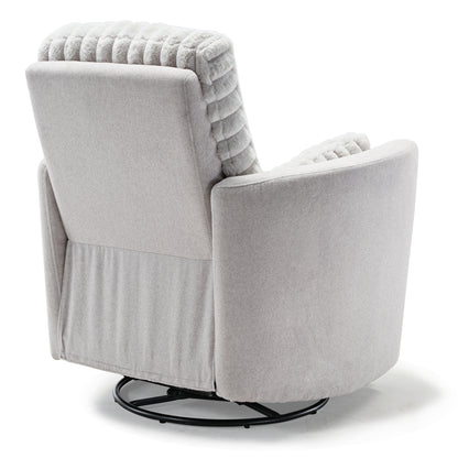 Lucia Swivel Rocking Manual Recliner_Back View
