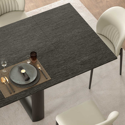 Savoy, 78"-118" Extendable Dining Table Scene Diagram