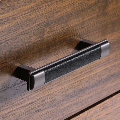 Eureka Ergonomic_Costco next member_Zen Pro Executive height adjustable Desk 86x39 With Cabinets leather