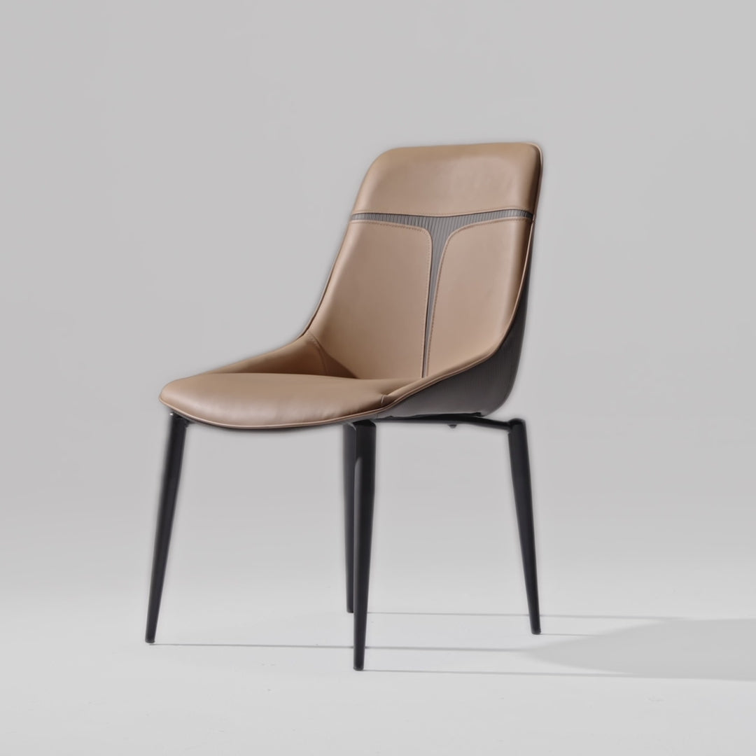 Couture, Upholstered Kitchen Dining Side Chairs Set of 2, Turmeric & Gray_Video