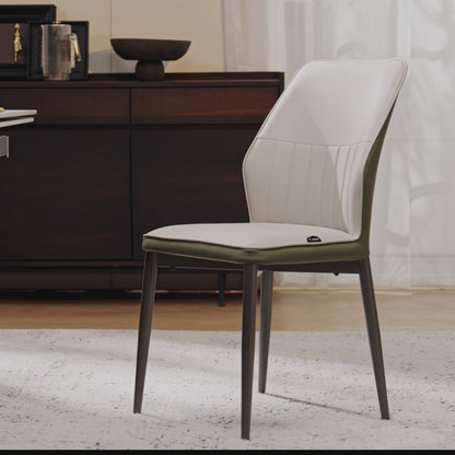 Ember, Upholstered Dining Side Chair Set of 2, Gray & Bottle Green Video