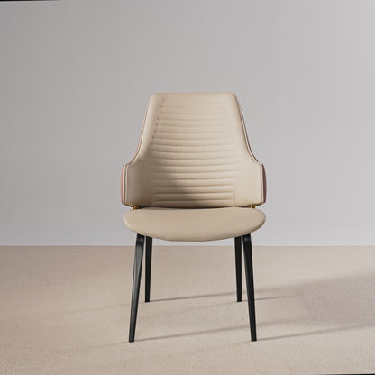 Juliet, Kitchen Dining Arm Chairs Set of 2, Brown_View